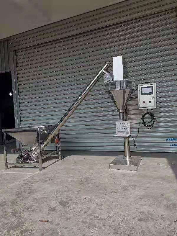 媲美大型全自動(dòng)給袋式包裝機(jī)的粉劑粉末包裝封口機(jī)組合