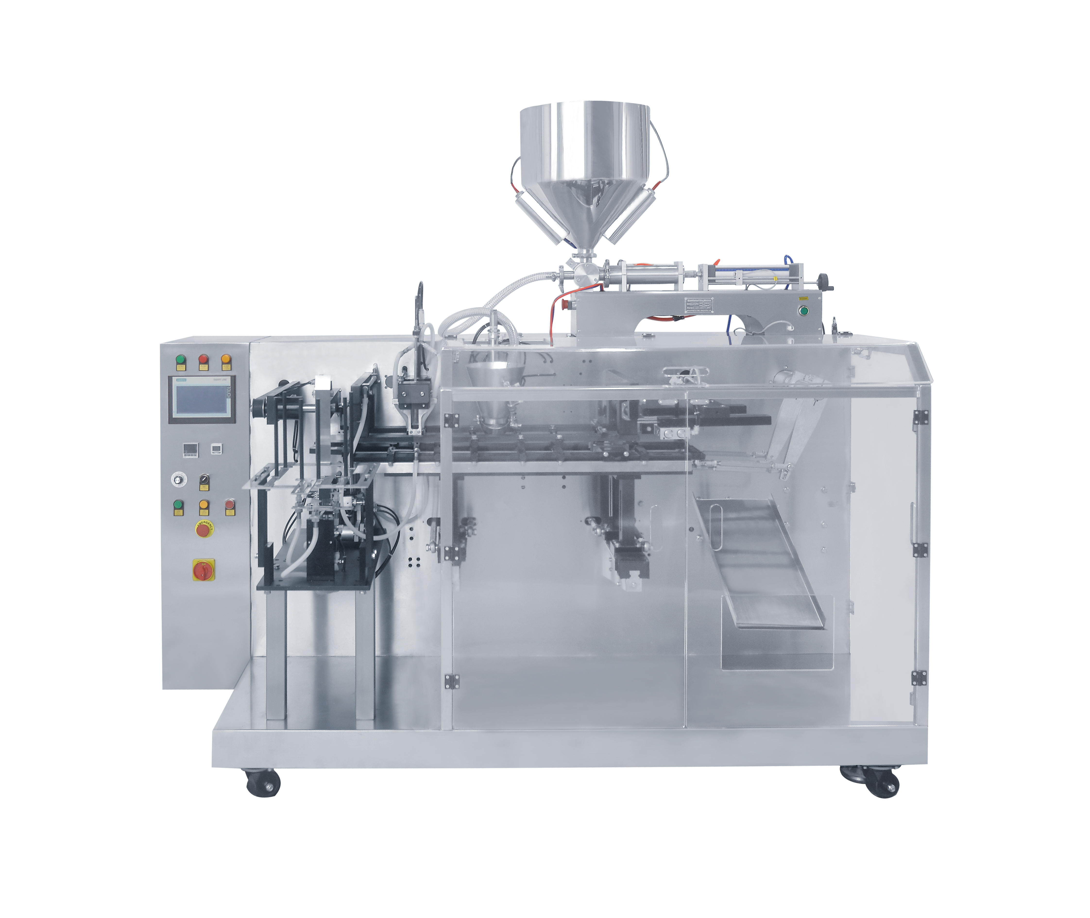 河北奧羽沙棘原漿給袋式包裝機功能特點