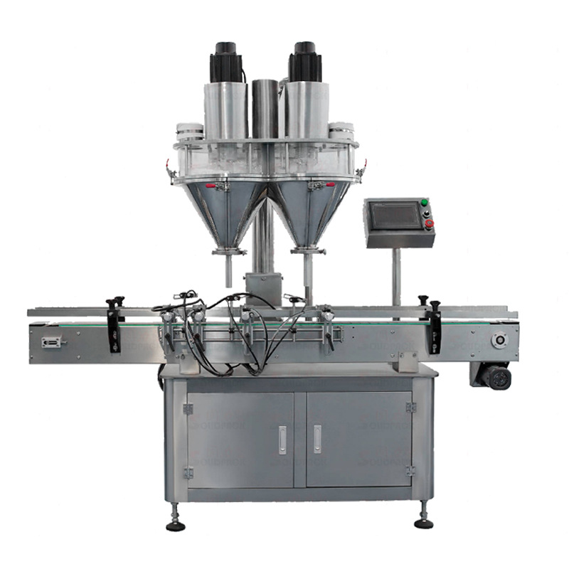 石家莊粉末瓶裝雙頭自動灌裝機(jī)