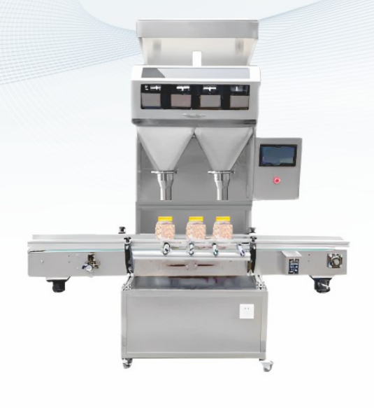 雙頭顆粒稱重瓶裝灌裝機(jī)