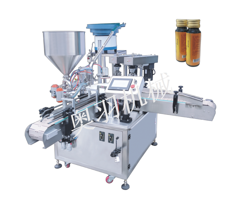 &nbsp;AY-160S小瓶螺紋鋁蓋自動(dòng)灌裝鎖蓋一體機(jī)_http://m.lntfjy.com_自動(dòng)旋蓋設(shè)備系列_第1張