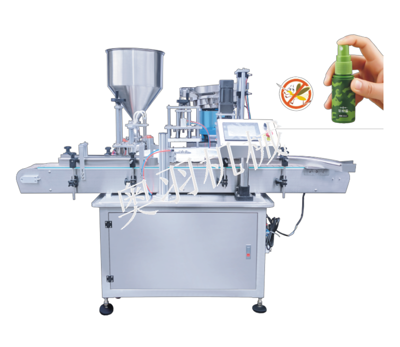 AY-160L花露水瓶灌裝旋蓋一體機(jī)_產(chǎn)品中心_第1張_石家莊奧羽自動化設(shè)備有限公司 AY-160L花露水瓶灌裝旋蓋一體機(jī)_http://m.lntfjy.com_產(chǎn)品中心_第1張