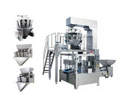 小饅頭（膨化產(chǎn)品）組合秤給袋式包裝機(jī)視頻